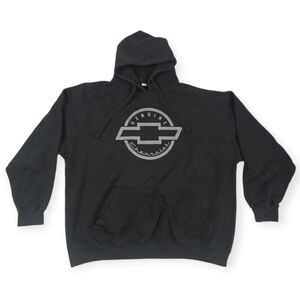 Chevrolet Felix The Cat Hooded Sweater Men's 3XL Black Distressed